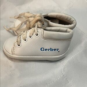 Gerber Classic White Baby Walker Shoes